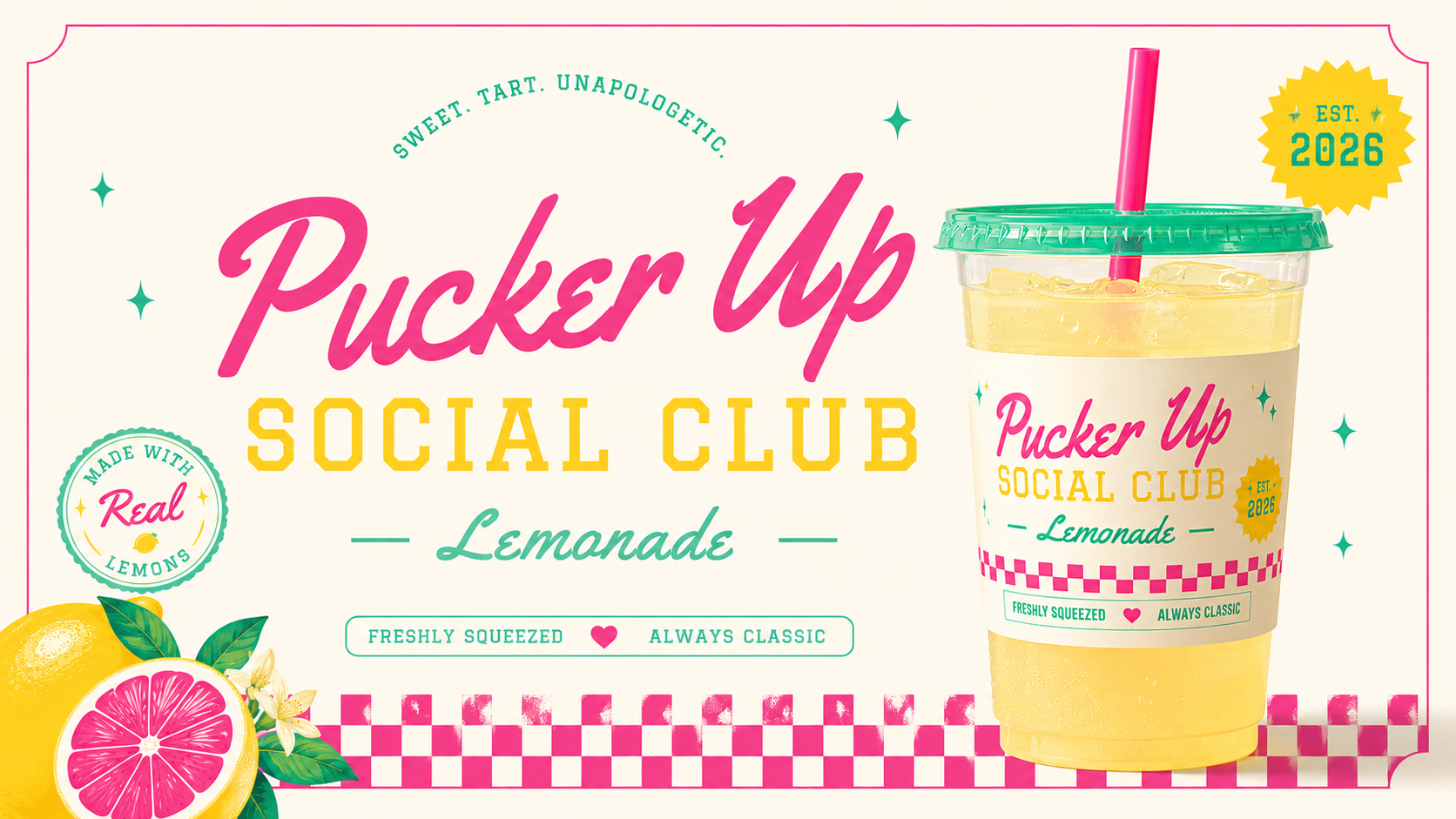 Pucker Up Social Club — Sweet, Tart, Unapologetic